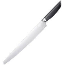 MITSUMOTO SAKARI 30 cm dvigubo ašmenų nerūdijančio plieno duonos peilis