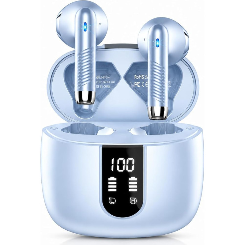 Drsaec Wireless Bluetooth ENC Noise Cancelling Headphones with 4 Mics, Wireless Headphones
