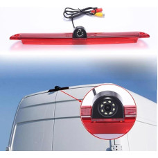 Auto Rückfahrkamera mit Nachtsicht 170°Winkel Wasserdicht im 3. Bremsleuchte Kamera Rückfahrsystem für Transporter Mercedes Sprinter W609 Viano Vito Transit Ducato Crafter Master