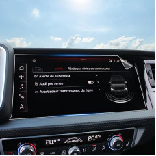 SHAOHAO Compatible with Audi A1 GB 2019-2024 2025 Car Navigation Screen Protector 10.1 Inch GPS Transparent PET Nano Film Scratch Resistance and Fingerprint Reduction 4H Hardness Audi A1 Accessories 2