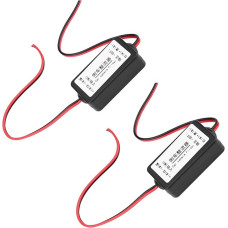Pack of 2 12 V Car Camera Rectifier Reversing Camera Rectifier Car Camera Voltage Filter for Germany Series Cars