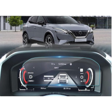 BIBIBO Screen Protector for Nissan Qashqai J12 X-Trail T33 2021-2025, Instrument Panel Screen Protector 12.3 Inch Tempered Glass Film Screen Protector, 9H Tempered Glass Film, Nissan Qashqai J12
