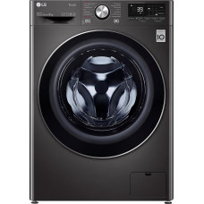 LG F4WV708P2BA, Class A, Front-Loading Washing Machine 8 kg, Wi-Fi, AI Direct Drive, Deep Cleaning with Steam, TurboWash 360°, Triple A, Tempered Glass Exterior Door, 60 x 62 x 85 cm, Metallic Black