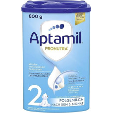 Aptamil Pronutra 2 - Follow-up Milk After 6th Month, With DHA & ARA, Lactose Only, Palm Oil, Baby Food, Milk Powder, 1 x 800 g