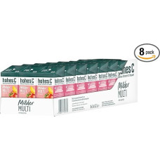 hohes C Mild Multivitamin (8 x 3 x 0.2 L), 100% Juice, Apple, Orange, Acerola, Mango, 7 Vitamins, No Added Sugar According to Law, Less Acid, Vegan