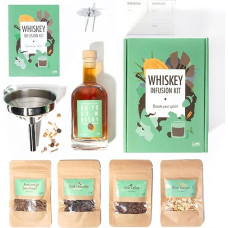 DIY Whisky Infusion Set by Craftly | Gift Set | Great Gift for Him, Her, Partner, Anniversary, Birthday | Gift Set for Men and Women l Spices & Bottles