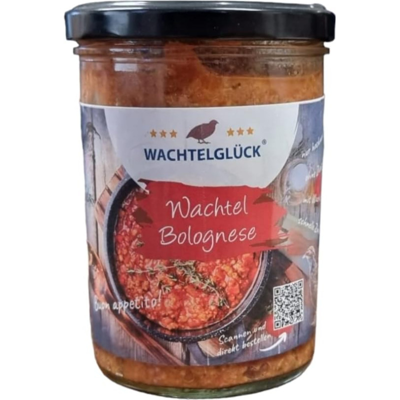 WachtelGlück® Wachtel Bolognese