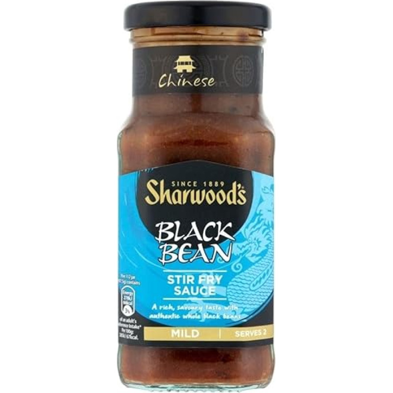 Sharwood der Stir Fry Sauce - Black Bean (195g) - Packung mit 6