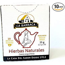 La Barraca Infusion Cassia Angustifolia - Natural Herbs 10 Sobres por Unidad