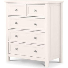 Julian Bowen Maine 3+2 Drawer Chest - Surf White