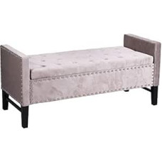 Hamptons Velvet Bench minkštasuolis Velvet Stool Chest Bench 127 cm Country House Style Fha039 Palazzo Exclusive