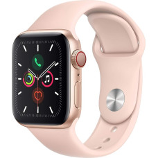 Apple Watch Series 5 40 mm (GPS + Cellular) - Aluminium Case Gold Sand Pink Sports Strap (Refurbished)