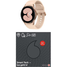 Samsung Galaxy Watch4 Round LTE Smartwatch, Wear OS, Fitness Watch, 40 mm, Pink Gold with 36 Months Manufacturer's Warranty, Vodafone eSIM, 50€ Amazon Voucher after eSIM Registration