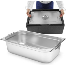Hendi GN 1/1 catering container with retractable handles 530x325x200mm 28L 817155