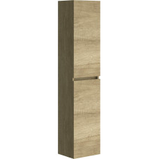 Baikal DOS Puertas Columna de Acabado Suspendida en Color Nature, Medidas Mueble Baño Auxiliar 280034108 Bathroom Column 2 Doors Hanging Finish in Natural Colour