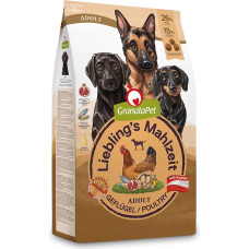 GranataPet Liebling's Mahlzeit Adult Poultry, 1,8 kg, sausas maistas šunims, maistas šunims be grūdų ir cukraus, visavertis maistas