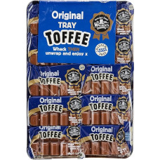 WALKERS NONSUCH Original Creamy Toffee Bars in Traditional Tin Tray 100 g (Pack of 10)