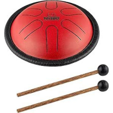 Nino Percussion Mini Melody Steel Tongue Drum with Mallets - For All Ages - Easily Create Songs for Classroom Music, 2 Year Warranty (NINO980R)