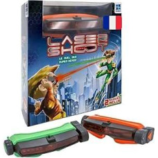 MEGABLEU - Laser Shoot - Jeux Laser Enfant - Jeux de Tir - Jeux de Combat Enfant Intérieur/Extérieur - 2 Masques Laser Inclus - Cadeau Jeu Intéractif - Jeu Plein Air - Dès 6 Ans - Version Française