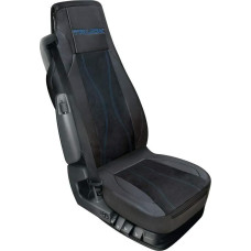 LAMPA 97996 Universalus sėdynių užvalkalas iš zomšinės odos, juodai mėlynas