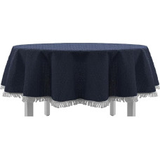 exklusiv-heimtextil sodo staltiesė su kutais, klasikinė apvali, ovali, kvadratinė staltiesė