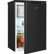 Exquisit KS515-4-051C inoxlook-az Fridge with 4 Star Freezer, 107 Litres, 2 Shelves, Vegetable Drawer, Interchangeable Door Hinge 55 cm Width, Compact, Small