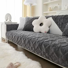 WYJHNLBEDC Sofos / minkštasuolio danga, sofos danga L formos / U formos / kampinė sofa 3/2/1 sėdimoji vieta, sofos metimo antklodė, šilta super minkšta aksomo sofos apsaugos antklodė, sofos apsaugos antklodė Šunų įbrėžimų apsauga Katė