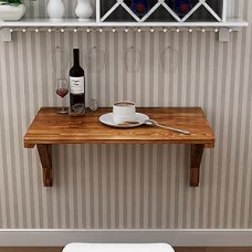 Mažas kampinis biuro sieninis sulankstomas stalas su krintančiais lapais, idealiai tinka virtuvei, pusryčiams, barui, biurui, namams, galimi dydžiai 60 x 40 cm, 70 x 50 cm