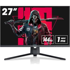 KOORUI 27 colių QHD žaidimų monitorius 144 Hz, 1 ms, DCI-P3 90 % spalvų diapazonas, 