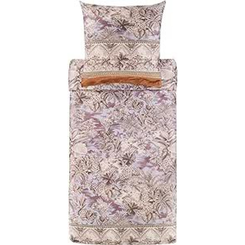 Bassetti BOBOLI 9329895 Patalynė + 1 pagalvės užvalkalas iš 100 % medvilninio satino, Glace G1, matmenys: 135 x 200 cm + 1 K 80 x 80 cm