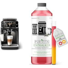 Philips Series 5400 Fully Automatic Coffee Machine - LatteGo Milk System & Purivita - Universal Descaler 750 ml for Fully Automatic Coffee Machines - Suitable for All Known Brands, 1 Bottle