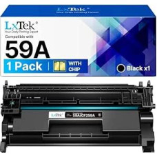 LxTek 59A CF259X, skirtas HP 59A, juodas toneris su lustu, skirtas 59A 59X CF259A CF259X 59 A CF259 A, suderinamas su HP LaserJet Pro MFP M428DW toneriu M404DN M404DW M428FDW M428FDN M404 M428FDW M428FDN M404 M428 (1 pakuotė)