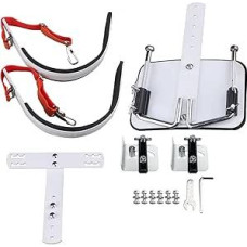 Yibuy Thicken Steel Percussion Instrument Accessory March Bass Drum & Shoulder Harness Carrier