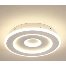 Comely LED Ceiling Light Round, 28 cm, 28 W, White, Modern Ceiling Light, Ceiling Lighting for Bedroom, Living Room, Hallway, Natural Light 4500 K
