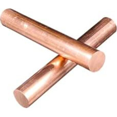 T2 raudonasis vario apvalus strypas - standartinis skersmuo 8-50 mm ir ilgis 100-500 mm, skirtas frezavimui / metalo apdirbimui / DIY (ilgis 150 mm, skersmuo 22 mm)