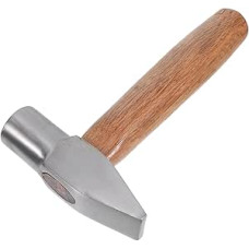 Kleiner Entenschnabelhammer Holzgriff Rutschfest Kurzgriff Präziser Schmuckreparatur und Campinghammer für Heimwerker und Tischler