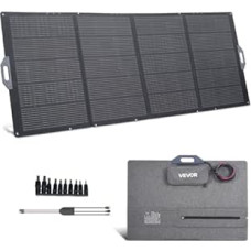 VEVOR sulankstoma saulės baterija 400W Nešiojamas saulės įkroviklis 24% didelio efektyvumo monokristalinė saulės baterija su MC4 išėjimu ir 10-in-1 nuolatinės srovės adapteriu IP67, skirtas maitinimo stotims, stovyklavietėms, žygiams