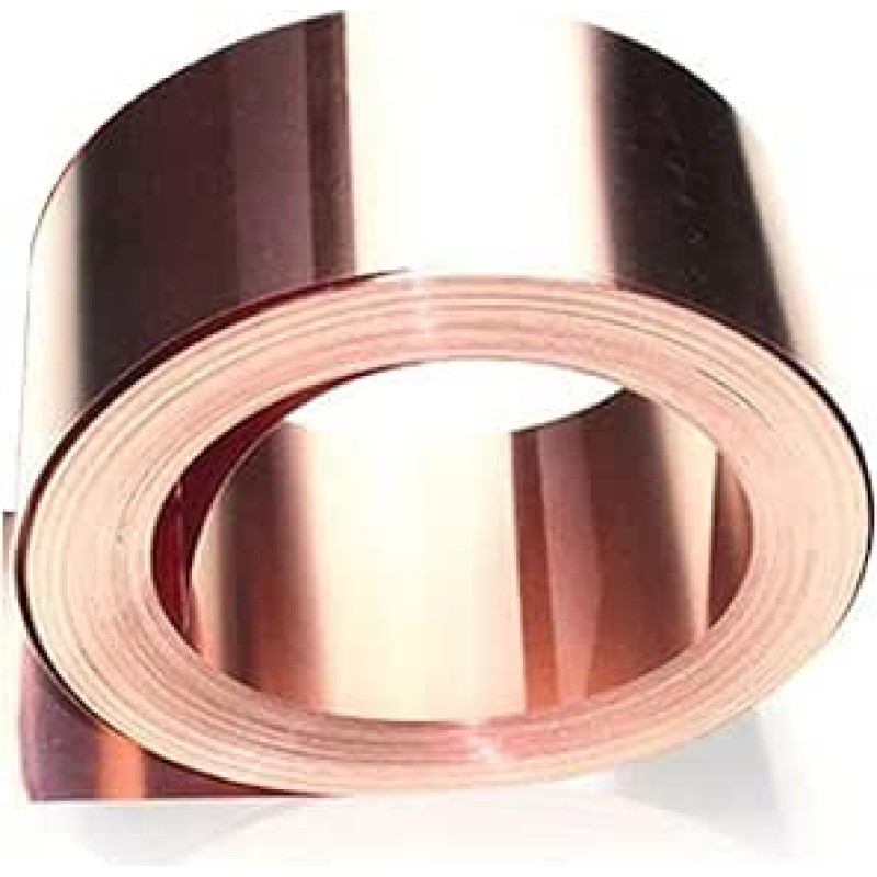 Plokščias lakštas 1 gabalas Vario metalo lakštas, folijos plokštė, vario lakštas, storis nuo 0,01 mm iki 0,6 mm, ilgis nuo 100 mm iki 1000 mm, 99,9 % gryno vario kvadratinės medžiagos (spalva: storis 0,4 mm, dydis: 20