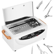 Xverycan 500 W Hot Air Steriliser Disinfectant, 250°C Dry Heat High Temperature Steriliser, Small Sterilisers for Nail Tools, Cosmetic Tools, Hairdressing Tools, Beauty Salon