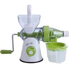 Manual Hand Crank Multifunctional Juicer Juicer Single Drill Health Juicer Fruit Vegetable Juice Extractor Fruit Squeezer Manual Wheatgrass Juicer Multifunctional Juice Maker