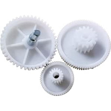 3 mėsmalės plastikinių pavarų dešrų užpildymo atsarginių dalių pakuotė