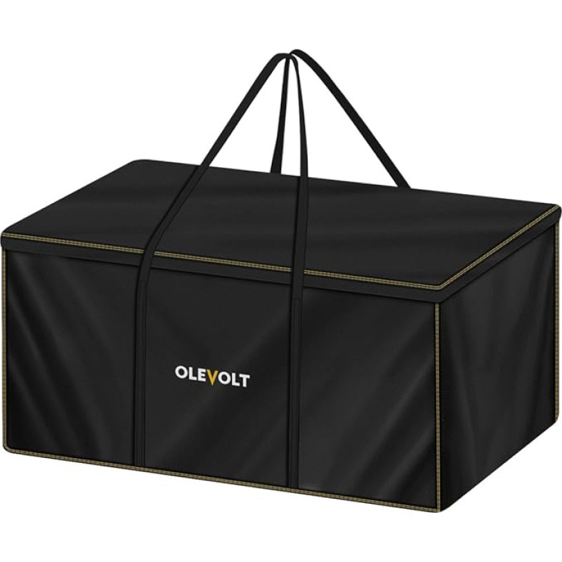 OLEVOLT Sandėliavimo sodo pagalvėlių laikymo krepšys pagalvėlėms su rankena pagalvėlių krepšys Vandeniui atsparus apsauginis apvalkalas sodo baldams Padėklų pagalvėlė Kalėdų eglutė 100 x 33 x 55 cm