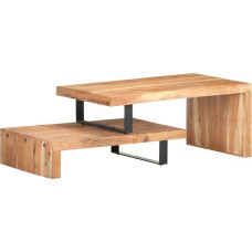 IBUQDDV 2 dalių kavos staliukų rinkinys Akacijų medžio masyvo kavos staliukas Sofos staliukas Svetainės staliukas Svetainės staliukas Svetainės staliukai Namų biuras