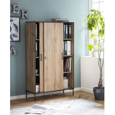 Möbelpartner Montana 701724 Filing Cabinet 100 1 x 41 x 163.8 cm Oak Country House Decor