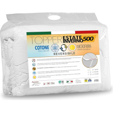 V.I.P. Very Important Pillow Reversible Summer Winter Topper, 90 x 200 cm, 500 g