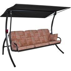 Angerer Elegance 3 Seater Swinging Hammock Hamburg, red