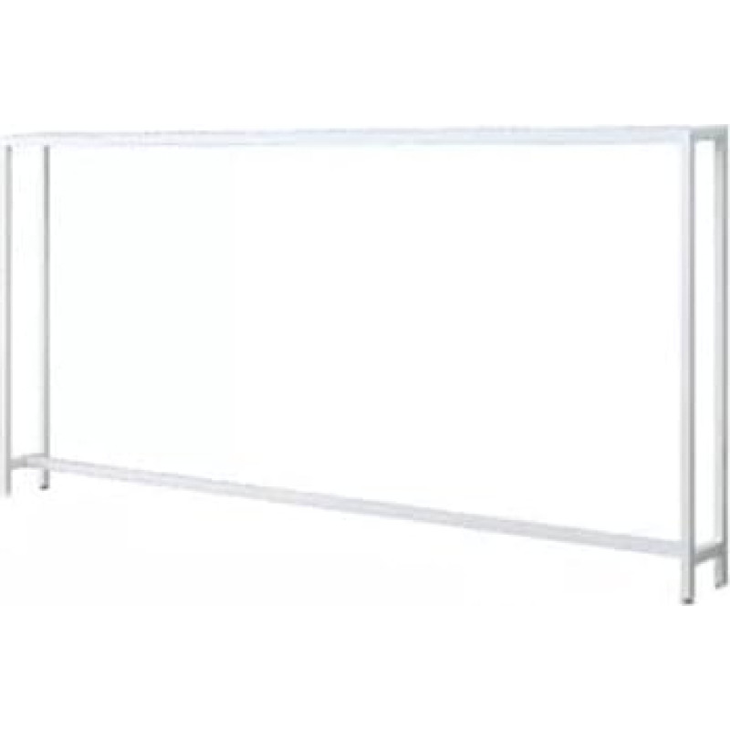 Schlanker Konsolentisch für Flur, hinter dem Sofa, Ablage, Eingangsbereich, Marmor, Spiegel, moderne Eingangskonsole, moderner zweistöckiger Konsolentisch mit Doppelablage für Wohnzimmersofa