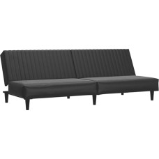 Kangmusi kangmusi375947 Sofa lova 2-vietė, dirbtinė oda, juoda