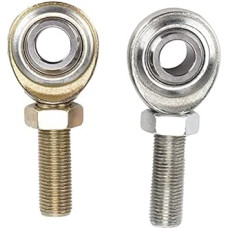 Strypų antgaliai Heim Gelenke, 1 / 2inx1 / 2-20 RH LH išorinis sriegis, Edelstahl 2 Stück - Hohe Tragkraft, Rostfrei, Für Fahrzeuge und Maschinen