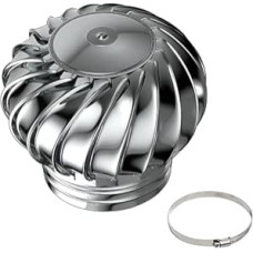 Ventilator Turbinen, Edelstahl Pipefit Dach Belüftungs Ventilator Windturbinen für jedes Wetter, drehbare Schornsteinhaube, Lüftungsschlitz, Dachbodenventilator für Häuser, Fabrik, Dachboden